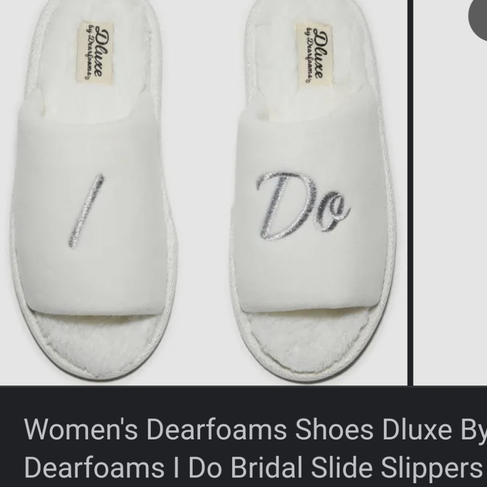 Dearfoam "I Do" Slippers